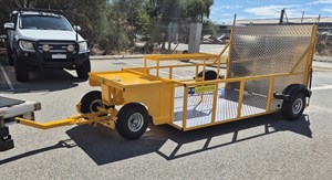 Aircraft Wheel Change Trailer